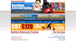 Desktop Screenshot of basildonmotorcycletraining.co.uk